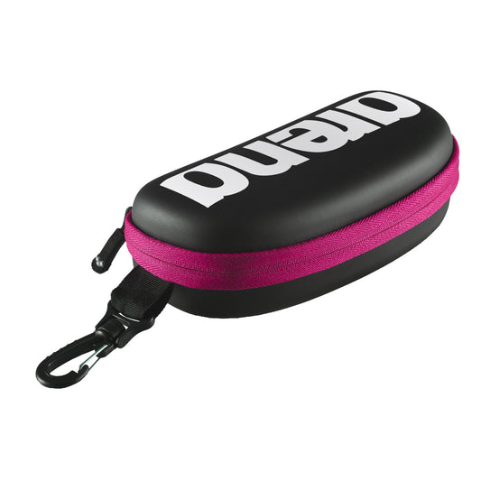 Arena Etui svømmebrille - Sort/hvid/fucshia