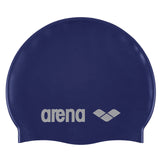 Arena Silicone badehætte - Denim blå/Sølv logo