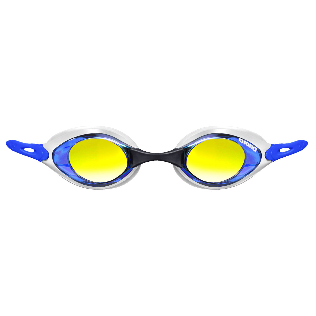 Arena Cobra Mirror svømmebrille - Blå/Orange/Grøn