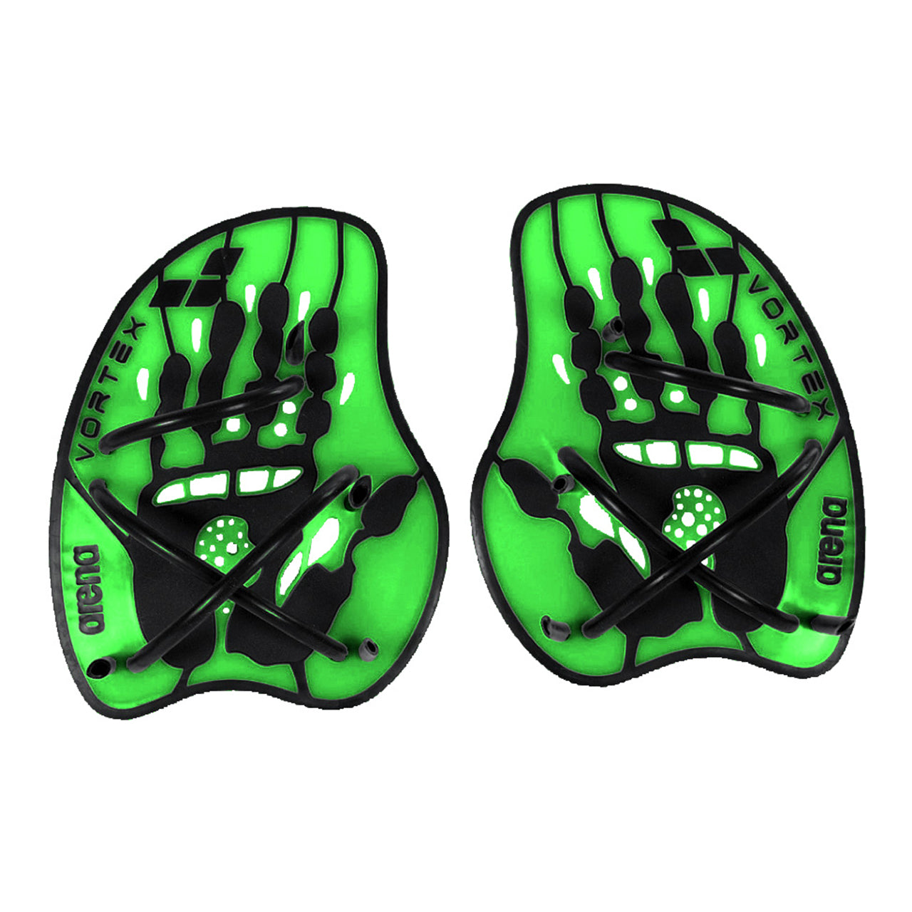 Arena Vortex Evolution Hånd paddle - Lime/sort