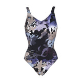 W DORIS U BACK ONE PIECE BLACK
