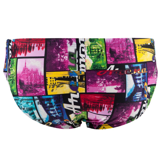 Arena Dolcevita brief badebukser - Sort/multi